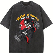 Death Weights for No One Vintage Washed T-Shirt in Black