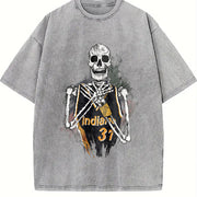 Reggie Miller VS Knicks Choke Artist Madison Square vintage washed oversized T-shirt in Gray