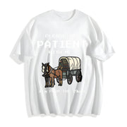 Please Be Patient with Me I'm from the 1900s Cotton T-Shirt in White