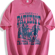 Retro I'm from the 1900s Vintage Washed T-Shirt in Red