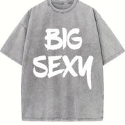 Big Sexy Vintage Washed T-Shirt in Gray