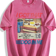 I Have a Dog in My Bones Vintage Washed T-Shirt in Red