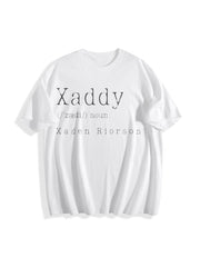 Xaddy Xaden Riorson Cotton T-Shirt in White