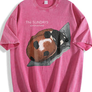[SALE OFF ] The Sundays 90s band The Sundays vintage washed oversized T-shirt in Red