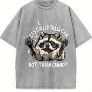 Give Me a Hug Vintage Washed T-Shirt in Gray