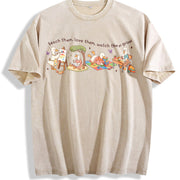 Preschool Pre-k Vintage Washed T-Shirt in Beige