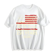 We the People 250th Anniversary Celebration Cotton T-Shirt in White