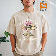Aqua Tofana Feminist Apothecary Vintage Washed T-Shirt in Beige