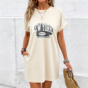 New York City Cotton T-Shirt in White