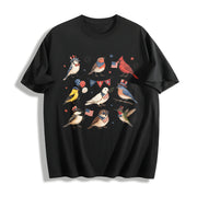 USA 250th Anniversary Bird Cotton T-Shirt in Black