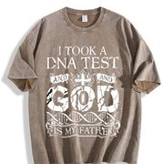 Coastal Granddaughter Vibes Sun-faded Ultra- Coastal Vintage Washed T-Shirt in Brown