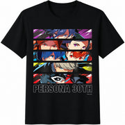 Persona 30th Anniversary Cotton T-Shirt in Black