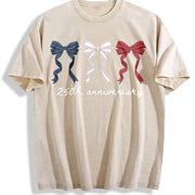 250th Anniversary USA Vintage Washed T-Shirt in Beige