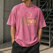 Cozy Chosen Vintage Washed T-Shirt in Red