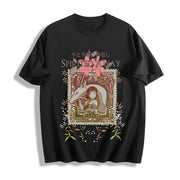 Studio Ghibli Soot Sprites Cotton T-Shirt in Black