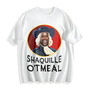 Shaquille O'tmeal Cotton T-Shirt in White