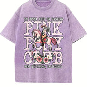Pink Pony Club Sleeveless Tank Vintage Washed T-Shirt in Purple