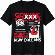 Genuine Club New Orleans Cotton T-Shirt in Black