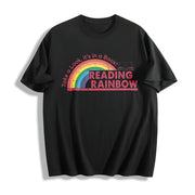 Take a It's in a Book Cotton T-Shirt in Black