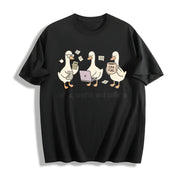 Accountant Goose CPA Bookkeeper Cotton T-Shirt in Black
