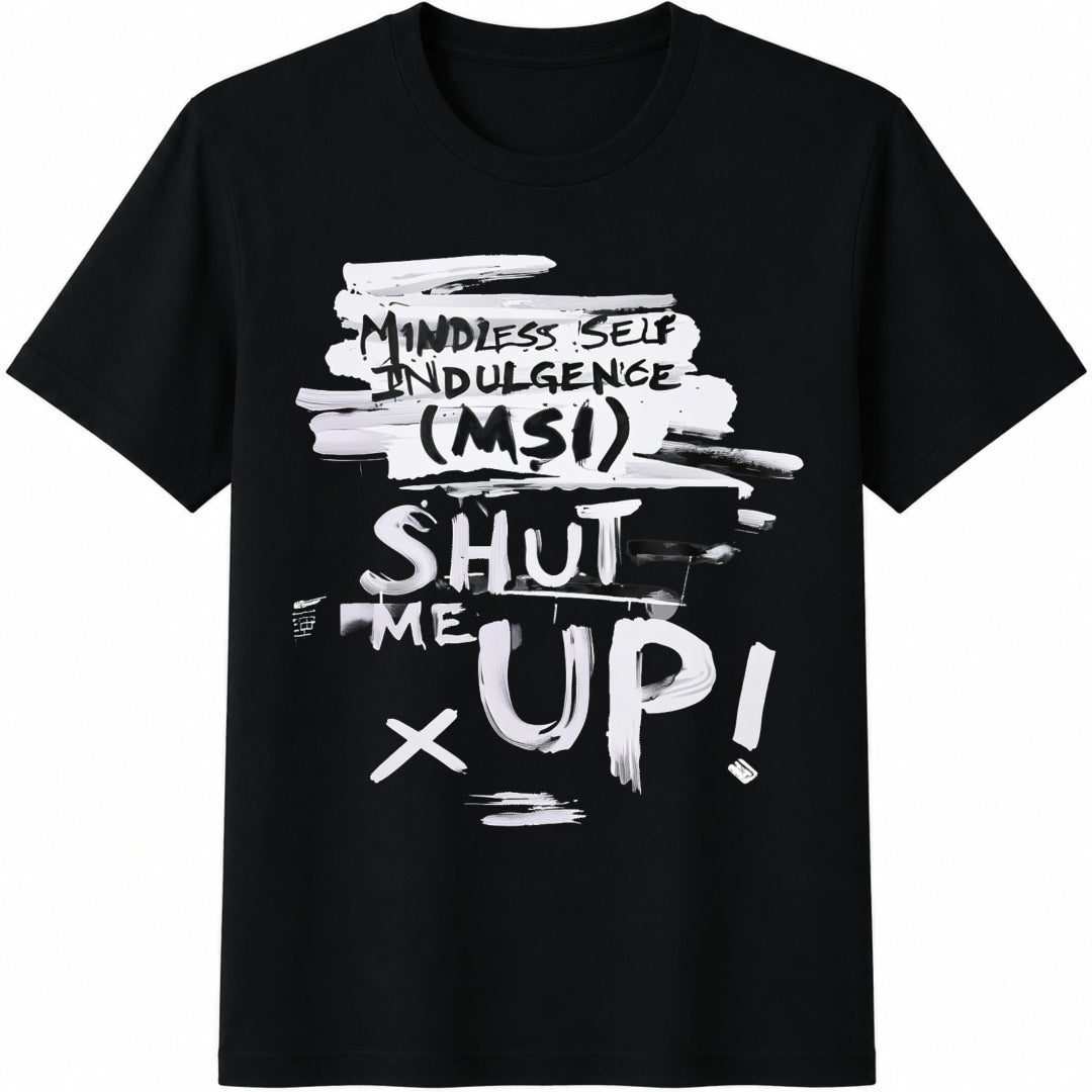 Mindless Self Indulgence Shut Me Up Cotton T-Shirt in Black