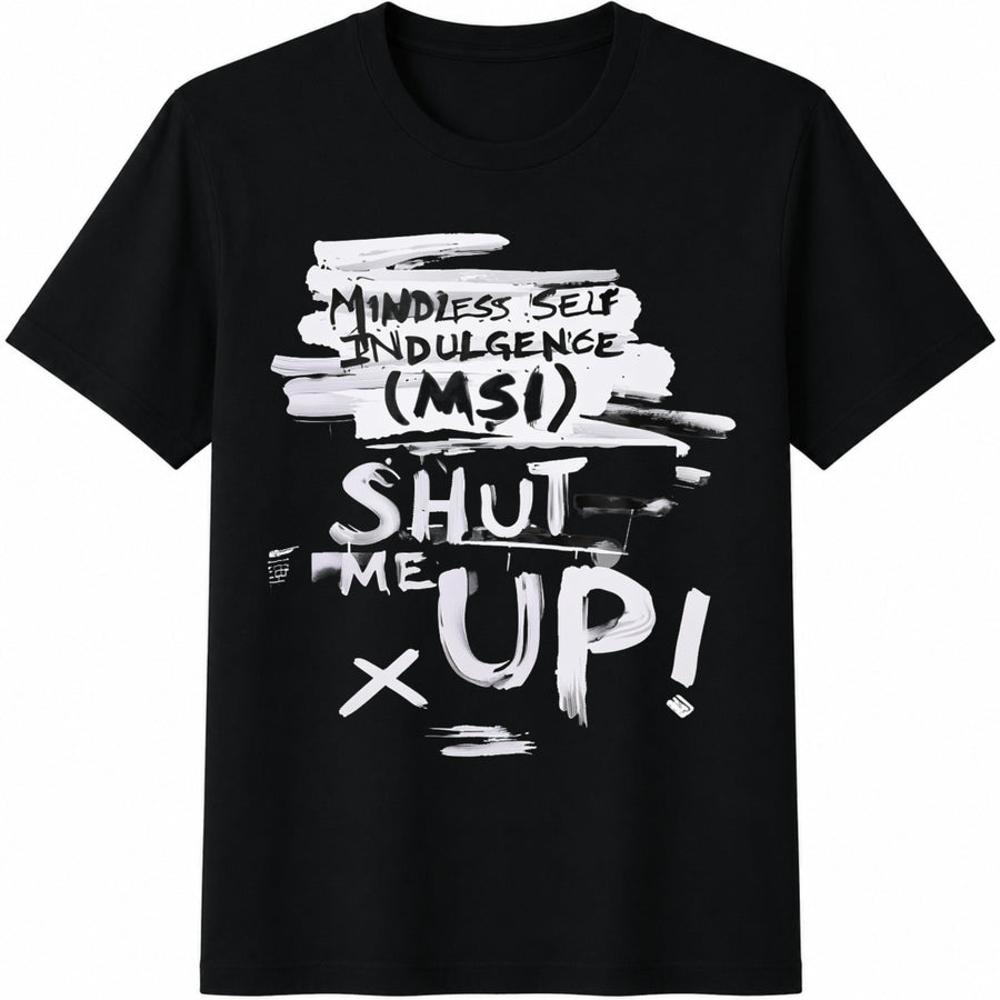 Mindless Self Indulgence Shut Me Up Cotton T-Shirt in Black