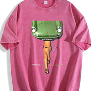 The Dream Model 911 Vintage Washed T-Shirt in Red