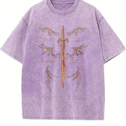 The Bat Boys Acotar The Bat Boys The Night Court vintage washed oversized T-shirt in Purple