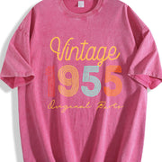 1955 Original Parts Vintage Washed T-Shirt in Red