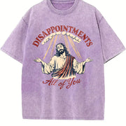 Disappointments All of You Vintage Washed T-Shirt in Purple