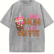 HANG IN THERE Vintage Washed T-Shirt in Gray