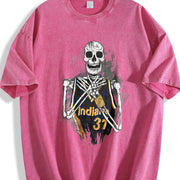 Reggie Miller VS Knicks Choke Artist Madison Square vintage washed oversized T-shirt in Red