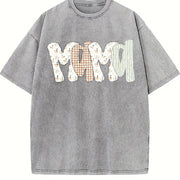 Camo Malard Duck Mama Vintage Washed T-Shirt in Gray