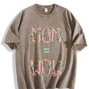 Mommy Is Awesome! Vintage Washed T-Shirt in Brown