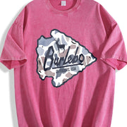Outdoor USA Camo Vintage Washed T-Shirt in Red