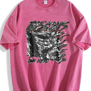 Be Your Own Hero Vintage Washed T-Shirt in Red