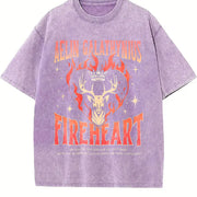 Throne of Glass Fan Vintage Washed T-Shirt in Purple