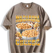 Macaroni & Cheese Bootleg Rap Vintage Washed T-Shirt in Brown