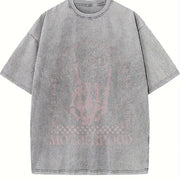 Some Days I Rock It Vintage Washed T-Shirt in Gray