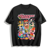 Powerpuff Girls Cotton T-Shirt in Black