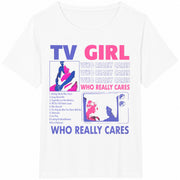 TV Girl Album Frenchs Exit Cotton T-Shirt in White