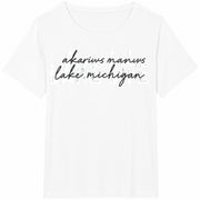 Custom Lake Life Personalized Lake Lover Cotton T-Shirt in White