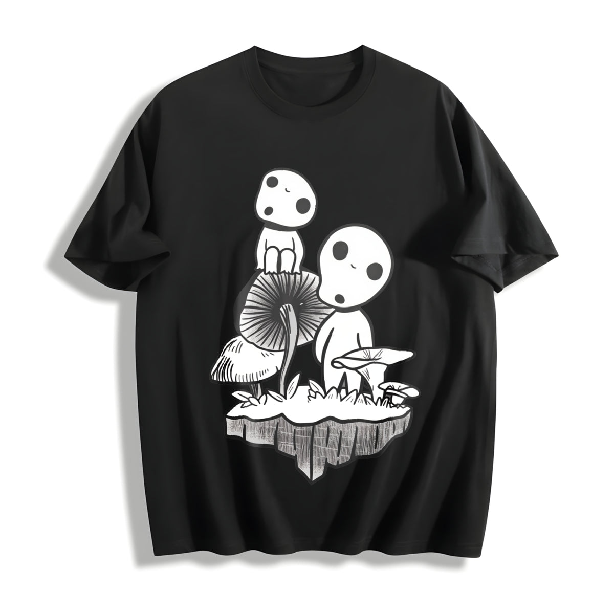 Spirited Away Studio Ghibli Cotton T-Shirt in Black