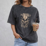 Bone Carver vintage washed oversized T-shirt in Black