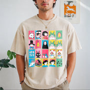 Studio Ghibli Hayao Miyazaki Studio Ghibli No Face Ghibli Vintage Washed T-Shirt in Beige