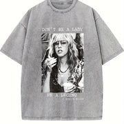 Don't Be a Be a Legend Vintage Washed T-Shirt in Gray