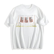 God Shed His Grace on Thee Cotton T-Shirt in White