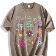 In Street Retro a Heavy. This Distressed Has Vintage Washed T-Shirt in Brown