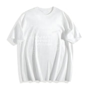However You Communicate I Am Listening Cotton T-Shirt in White