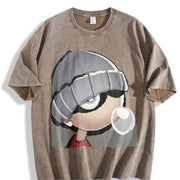 Xbox 360 Beanie Gamerpic Vintage Washed T-Shirt in Brown